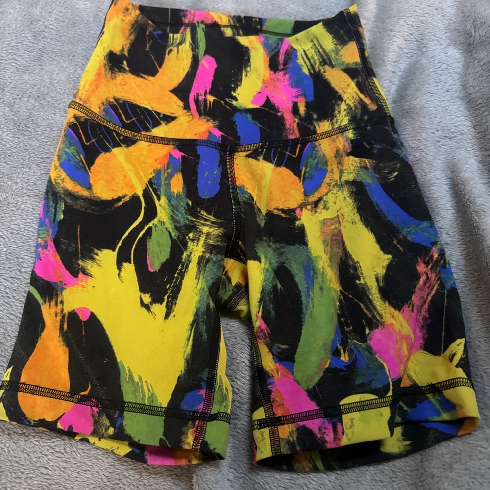 Vibrant Multicolor Lululemon Shorts